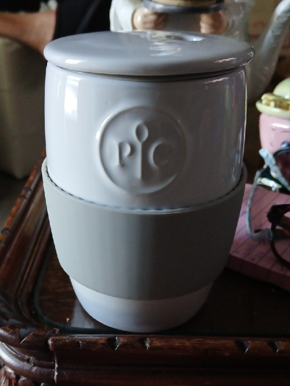 Pampered Chef Ceramic Egg Cooker